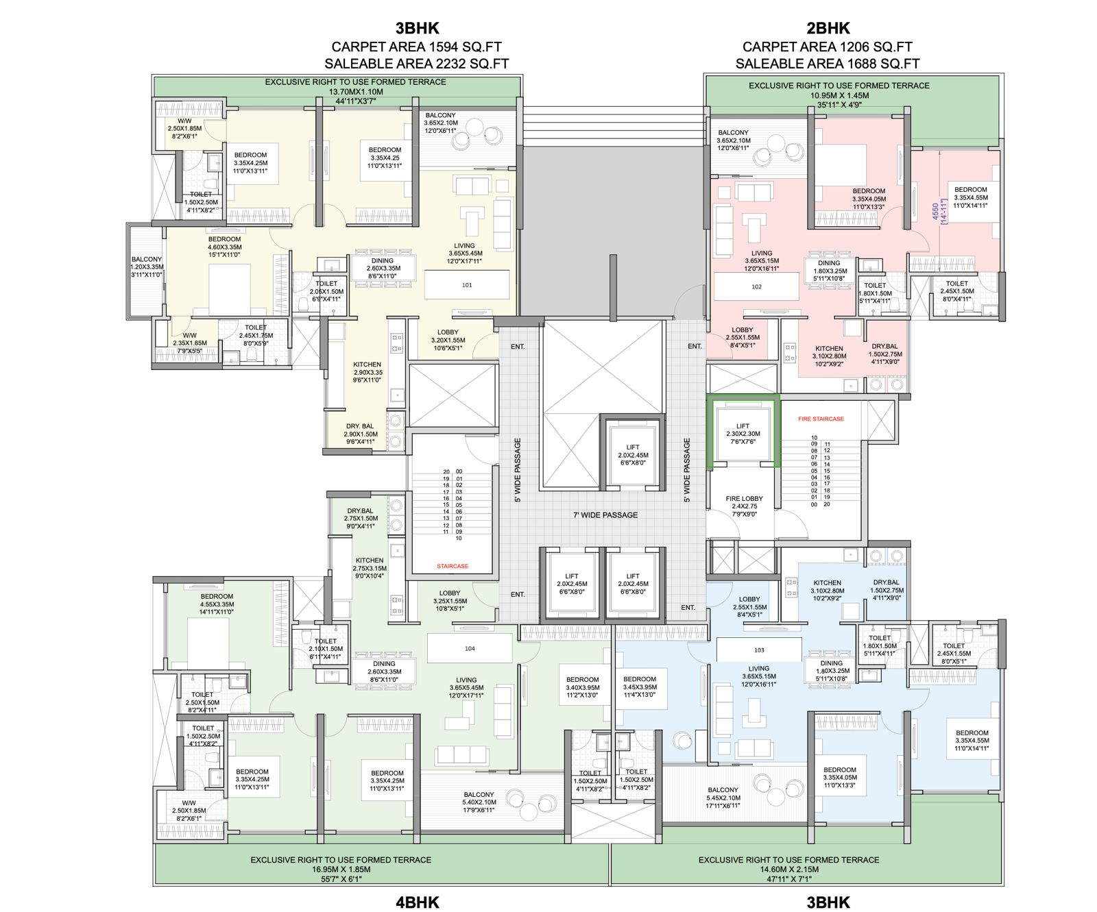 The Arena Pimpri indicative floor plan